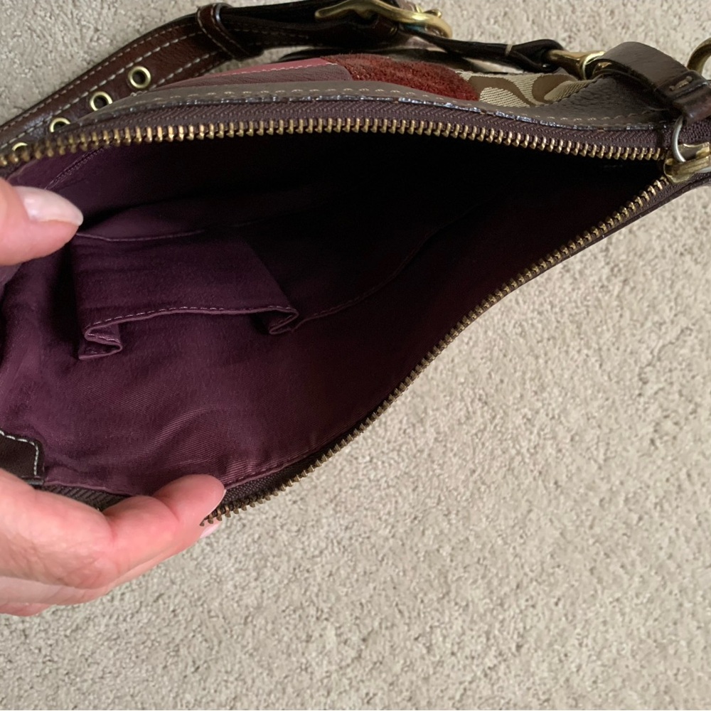 Vintage Leather Coach Patchwork Bag - Picture 5 of 6